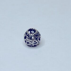 Pandora Sterling Silver sphere.